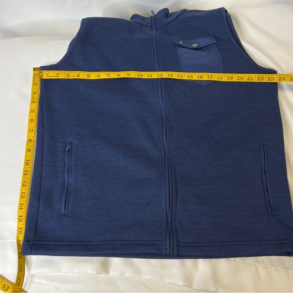 Criquet Vest Golf Apparel Full Zip XL Navy Blue - Picture 9 of 10